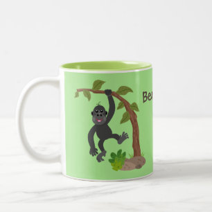 Tasse 2 Couleurs Caricature amusante pour bébé gorille