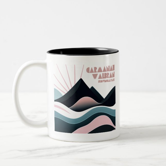Tasse 2 Couleurs Carmanah Walbran Parc provincial Colour Hills (Gauche)
