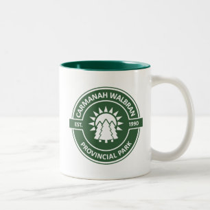 Tasse 2 Couleurs Carmanah Walbran Provincial Sun Trees