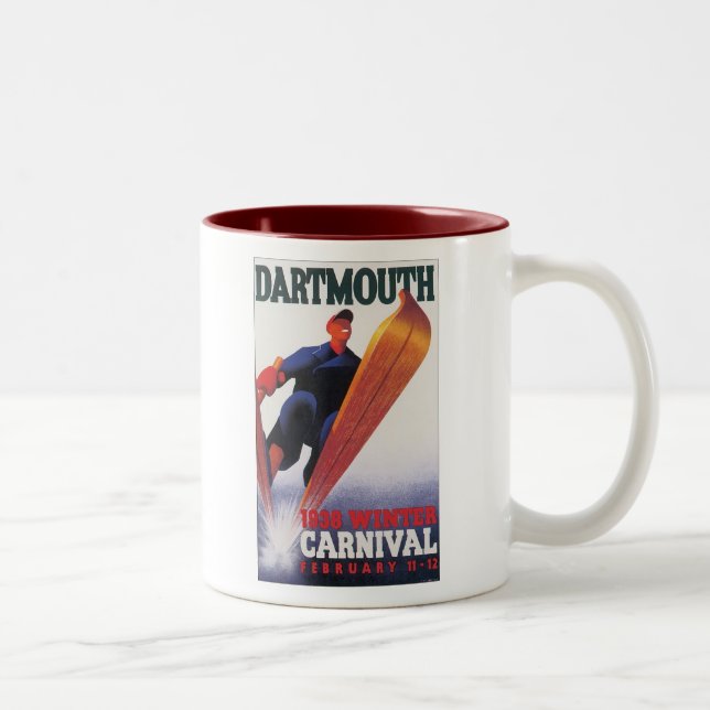 Tasse 2 Couleurs Carnaval de Dartmouth 1938 (Droit)