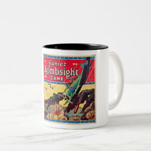TASSE 2 COULEURS CARTE DE JEUX DE LA COMMISSION 2ÈME GUERRE MONDIAL