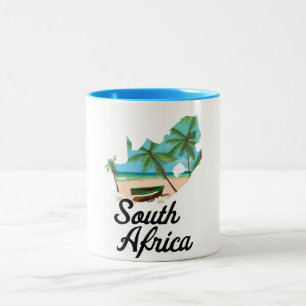Tasse 2 Couleurs Carte de l'Afrique du Sud