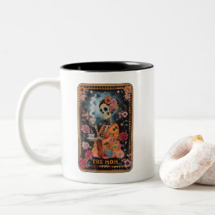 Tasse 2 Couleurs Carte de tarot mystique La Maman Amusante