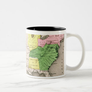 Tasse 2 Couleurs Carte des Etats-Unis