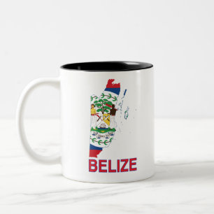 Tasse 2 Couleurs Carte du Belize