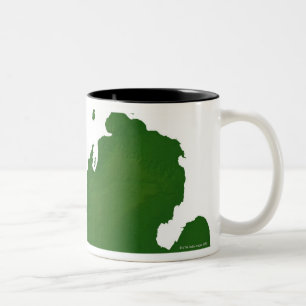 Tasse 2 Couleurs Carte du Michigan