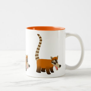 Tasse 2 Couleurs Carton souriant mignon Coatimundi