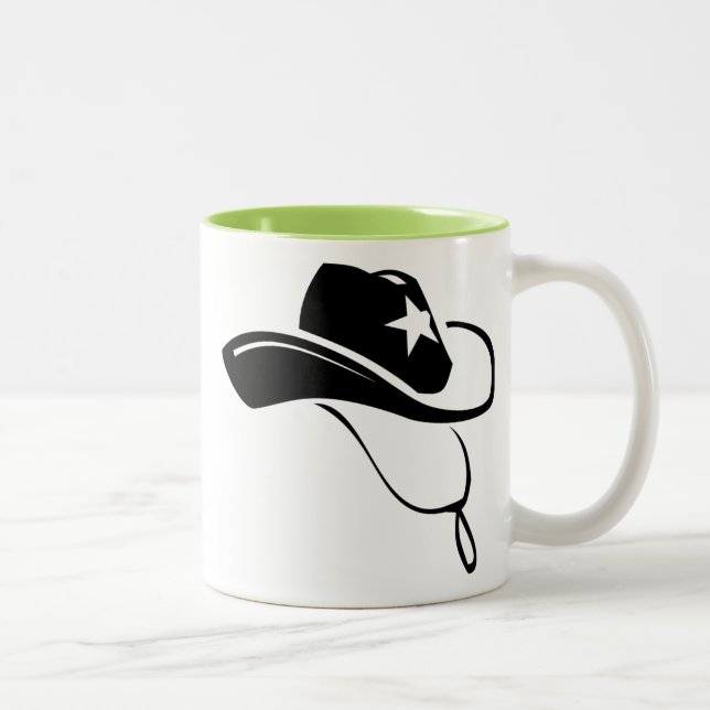Tasse 2 Couleurs Casquette occidental de shérif (Droit)
