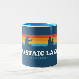 Tasse 2 Couleurs Castaic Lake Californie Canoë