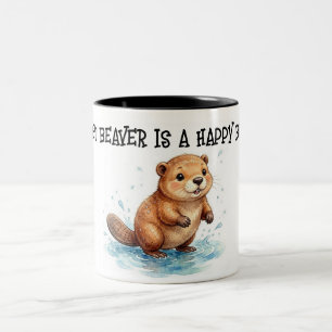 Tasse 2 Couleurs Castor humide