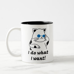 TASSE 2 COULEURS CAT COOL
