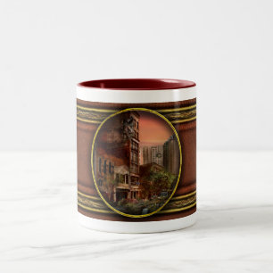 Tasse 2 Couleurs Catastrophe - Pittsburgh, PA - Le Bug Y2K