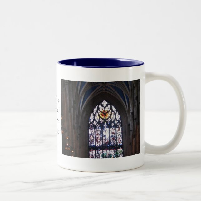 Tasse 2 Couleurs Cathédrale de St Giles, Edimbourg, Ecosse (Droit)