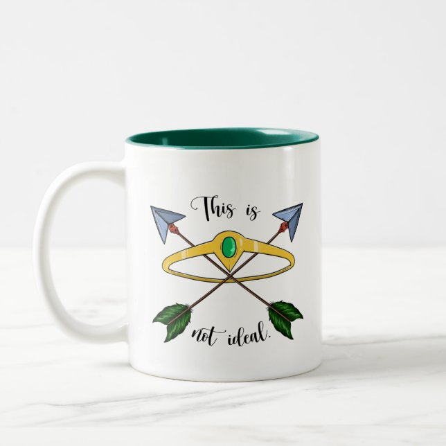 Tasse 2 Couleurs Ce n'est pas la boue idéale (Gauche)