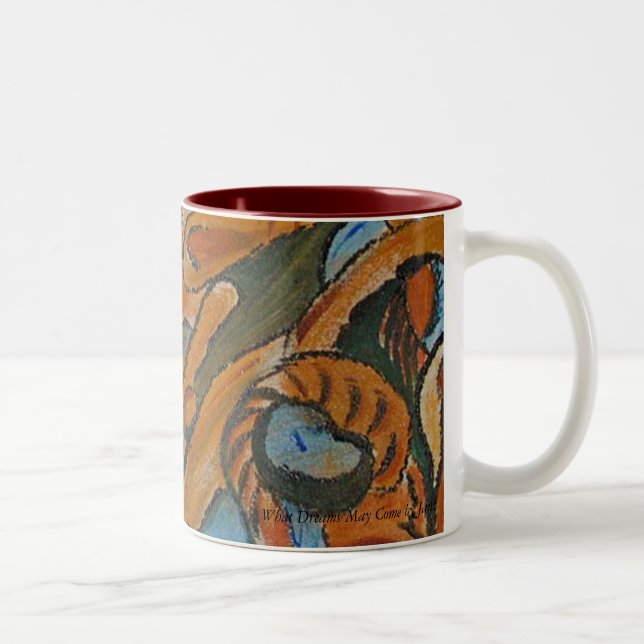 Tasse 2 Couleurs Ce qui rêve peut venir (Droit)