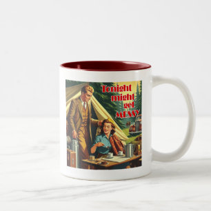 Tasse 2 Couleurs Ce Soir Pourrait Être Dur Camping