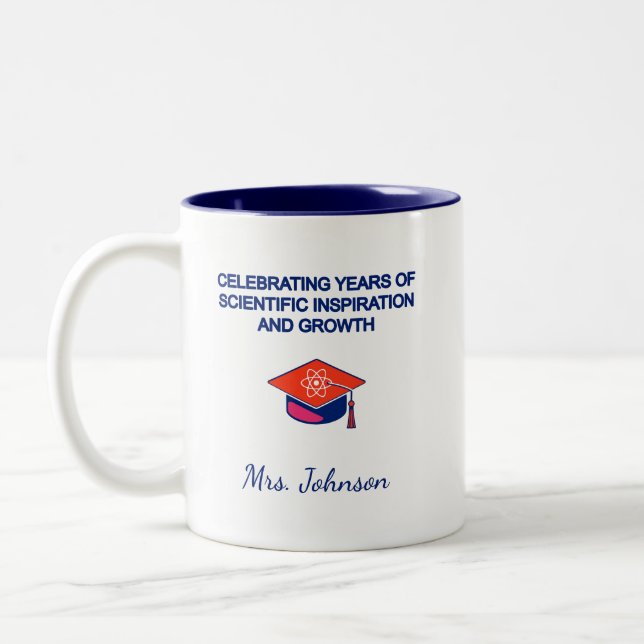 Tasse 2 Couleurs Celebrating Years Of Scientific Inspiration & Grow (Gauche)