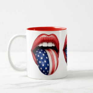 Tasse 2 Couleurs Célébration patriotique du 250e anniversaire du 4 