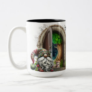 Tasse 2 Couleurs Céramique Gnome