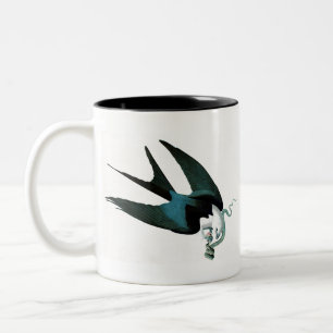 Tasse 2 Couleurs Cerf-volant américain d'hirondelle