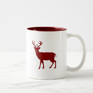 Tasse 2 Couleurs Cerfs communs de mâle