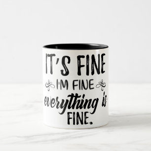 Tasse 2 Couleurs C'est bon, ça va, tout va bien