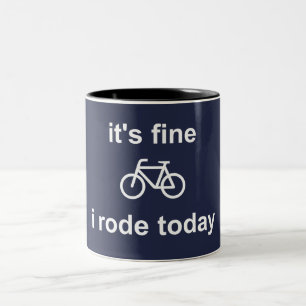 Tasse 2 Couleurs C'est bon, j'ai roulé aujourd'hui