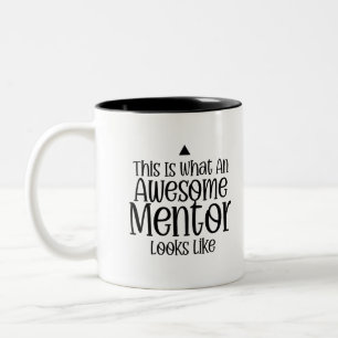 Tasse 2 Couleurs C'Est Ce Qu'Un Mentor Génial
