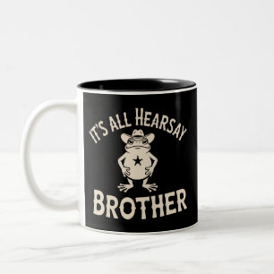 Tasse 2 Couleurs C'est tout ouï-dire frère mème drôle de grenouille