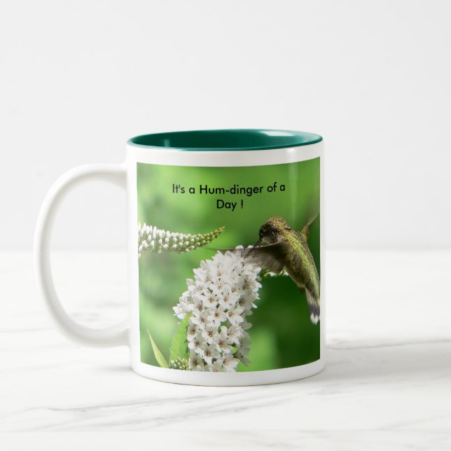 Tasse 2 Couleurs C'est un Bourdonnement-imbécile d'un jour ! (Gauche)