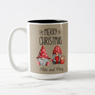 Tasse 2 Couleurs C'est un Noël Mr et Mme Gnome