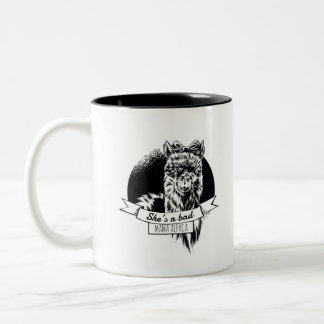 Tasse 2 Couleurs C'est une mauvaise maman alpaga
