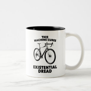 Tasse 2 Couleurs Cette machine guérit le vélo de la laine existenti