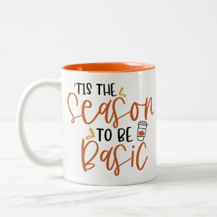 Tasse 2 Couleurs Cette saison sera basique   Épice de citrouille au