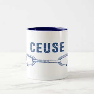 Tasse 2 Couleurs Ceuse France Rock Escalade Quickdraw
