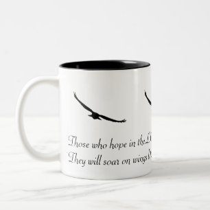 Tasse 2 Couleurs Ceux qui espèrent dans l'Eternel ...