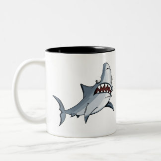Tasse 2 Couleurs chaîne de conception de requins