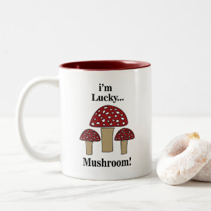 Tasse 2 Couleurs Champignon Chanceux Champignon