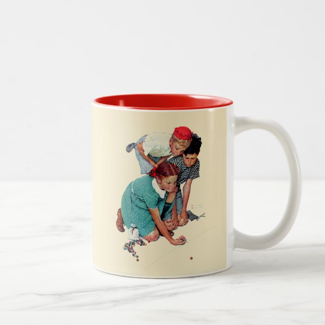 Tasse 2 Couleurs Champion de marbre (Droit)