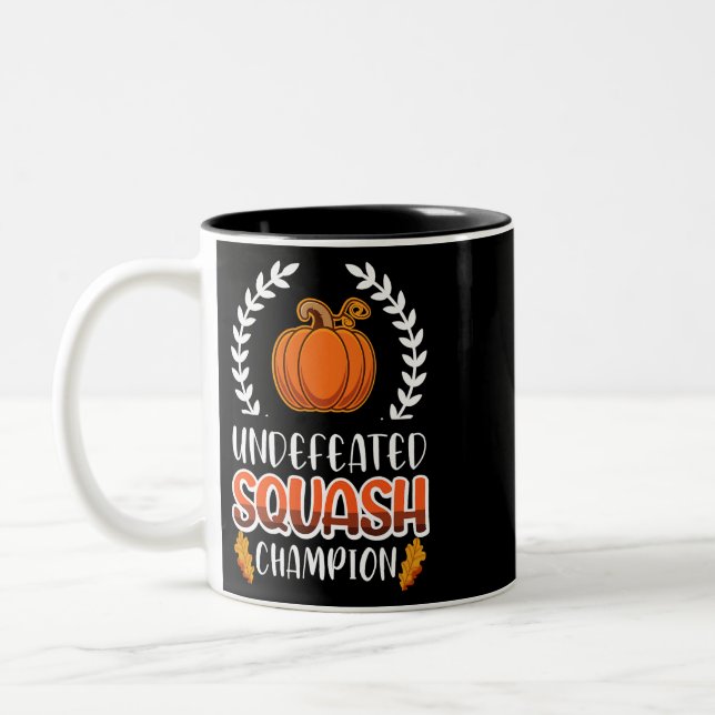 Tasse 2 Couleurs Champion de squash non vaincu (Gauche)