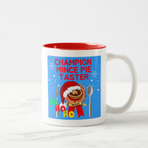 Tasse 2 Couleurs Champion Mince Pie Taster - Père Noël