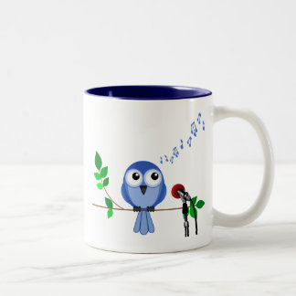 Tasse 2 Couleurs Chant d'oiseau