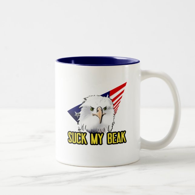 Tasse 2 Couleurs Chanter mon bec (Droit)