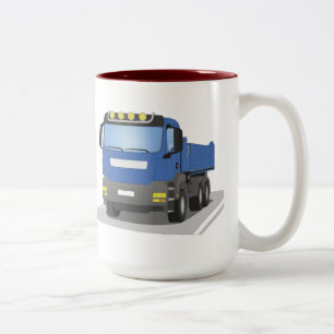 Tasse 2 Couleurs Chantiers bleus