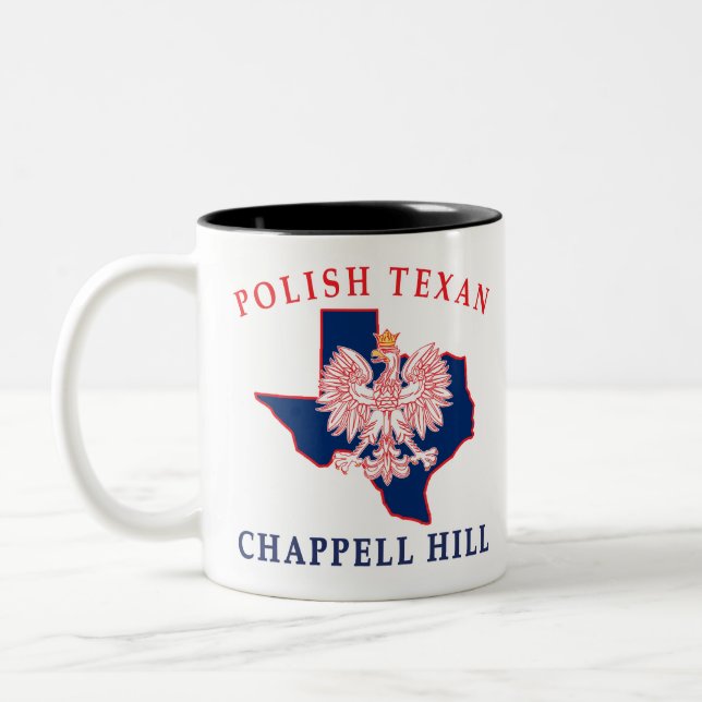 Tasse 2 Couleurs Chappell Hill Polonais Texan (Gauche)