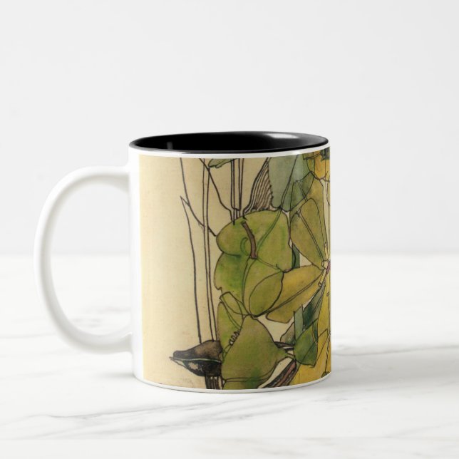 Tasse 2 Couleurs Charles Rennie Mackintosh - Spurge With Yham 1909 (Gauche)