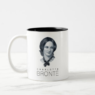 Tasse 2 Couleurs Charlotte Bronte Portrait