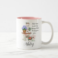 Charming Floral Prénom Motivation