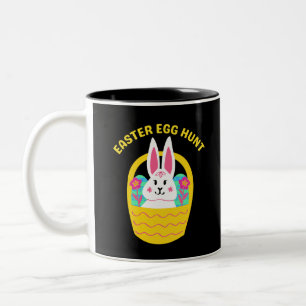 Tasse 2 Couleurs Chasse aux oeufs de Pâques