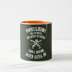 Tasse 2 Couleurs Chasse drôle, cadeau humoristique d'énonciation de